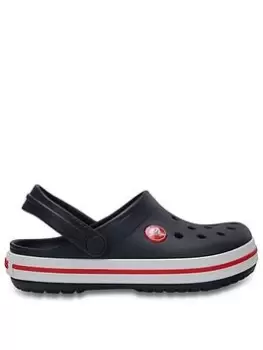 Image of Crocs Crocband Clog Toddler Sandal, Navy, Size 6 Younger