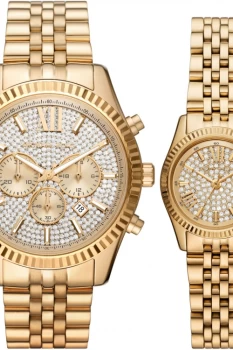 Image of Michael Kors Lexington His & Hers Set Watch MK1047