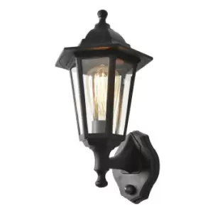 Image of Coast Bianca Wall Lantern With PIR Sensor Black
