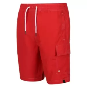 Image of Regatta Hotham Board Swim Shorts IV - Red