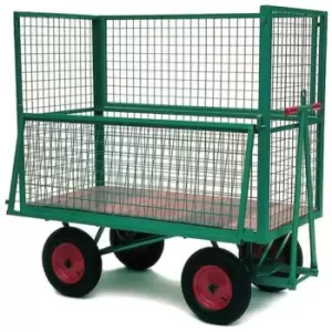 Image of Slingsby Heavy Duty Turntable Trucks with Wooden Platforms, L X W - 1600 X 711 a