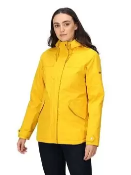 Image of Regatta Bria Waterproof Insulated Jacket, Mustard, Size 26, Women