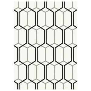 Image of Asiatic Patio Rug - 230 x160cm - Geometric Ivory