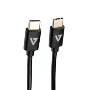 Image of V7 V7USB2C-2M USB cable USB 2.0 USB C Black