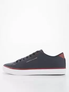 Image of Tommy Hilfiger Mens Vulc Core Low Trainers - Navy, Size 44, Men
