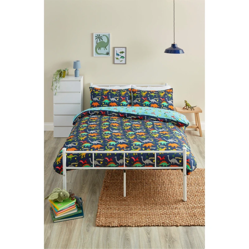 Image of Homelife Dino Madness Duvet Set - Multi Multi Double