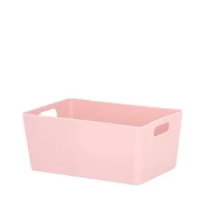 Image of Wham Studio 4.02 Blush Plastic Nestable Storage Basket (H)110mm (W)170mm