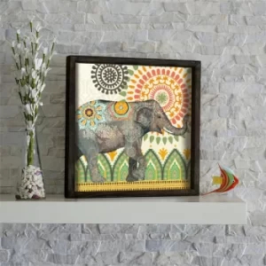 Image of KZM517 Multicolor Decorative Framed MDF Painting