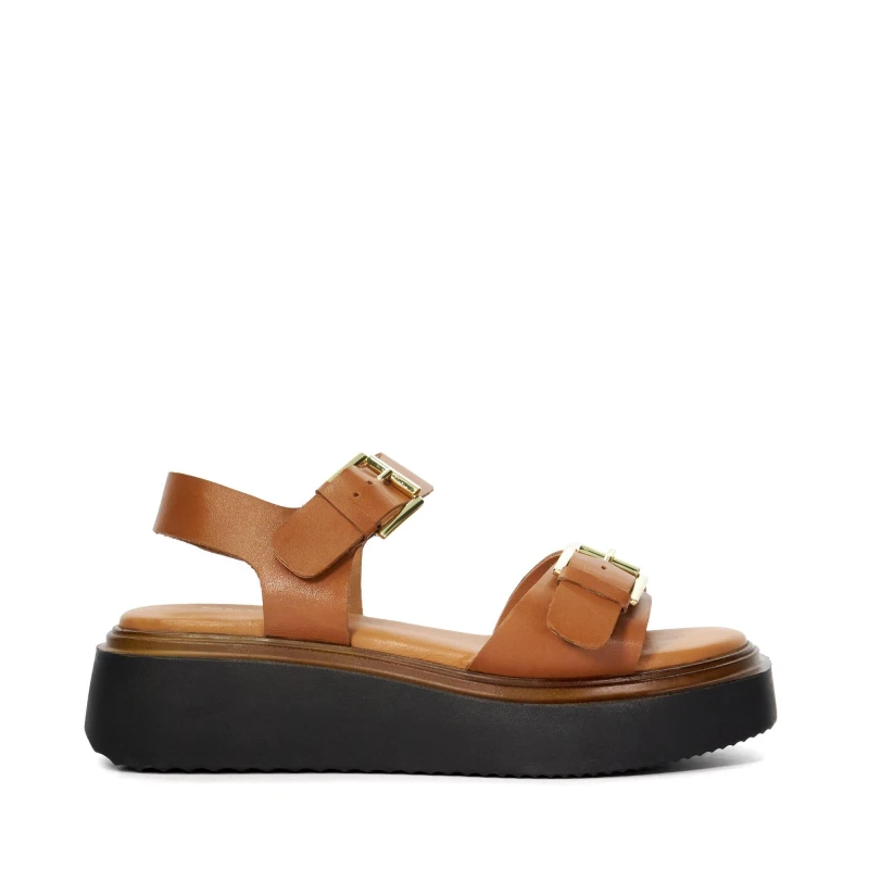 Image of Dune London Lowdown Sandal Tan female 3 (36)