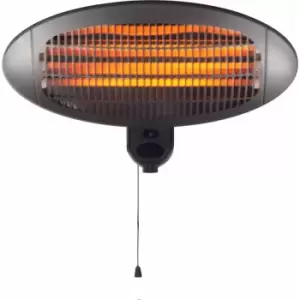 Image of Devola Core 2kW Wall Mounted Patio Heater Oval with Remote