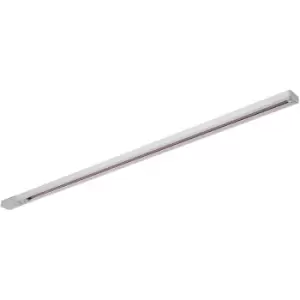 Image of 1m Commercial Lighting Display Track - Live & Dead Ends - Silver - Single Circuit