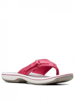 Image of Clarks Brinkley Sea Flip Flop - Rose