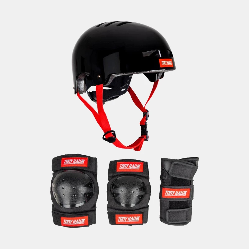 Image of Tony Hawk Protective Set Black unisex 9+ Years