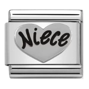 Image of Nomination CLASSIC Silvershine My Family Niece Charm 330101/16