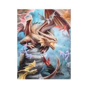 Image of 19x25 Dragon Clan Canvas by Anne Stokes