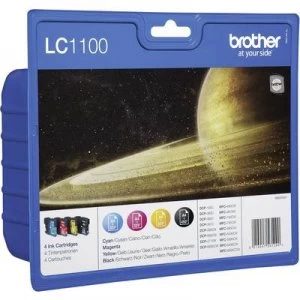 Image of Brother LC1100 Black and Tri Colour Ink Cartridge