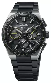 Image of Seiko SSH139J1 Astron aCyber Yellowa GPS Solar 5X Dual- Watch