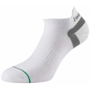 Image of 1000 Mile Ultimate Tactel Liner Sock White Mens UK Size 6-8
