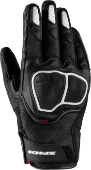 Image of Spidi NKD H2OUT Motorcycle Gloves, black-white, Size S, black-white, Size S