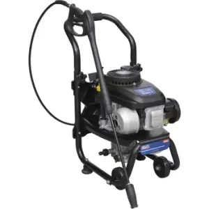 Image of Petrol Powered Pressure Washer - 4hp Engine - 150bar - 5m Pressure Hose
