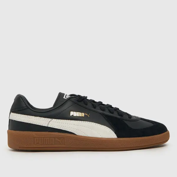 Image of Puma Black - White - Gum Army Trainers Black Female 8 213151UK