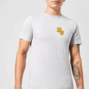 Image of Native Shore NS Logo Mens T-Shirt - Grey - 5XL
