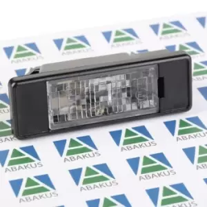Image of ABAKUS Number Plate Light 038-11-900 Licence Plate Light VW,MERCEDES-BENZ,FIAT,CRAFTER 30-50 Kasten (2E_),CRAFTER 30-35 Bus (2E_)