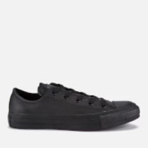 Image of Converse Chuck Taylor All Star Ox Trainers - Black Mono - UK 6