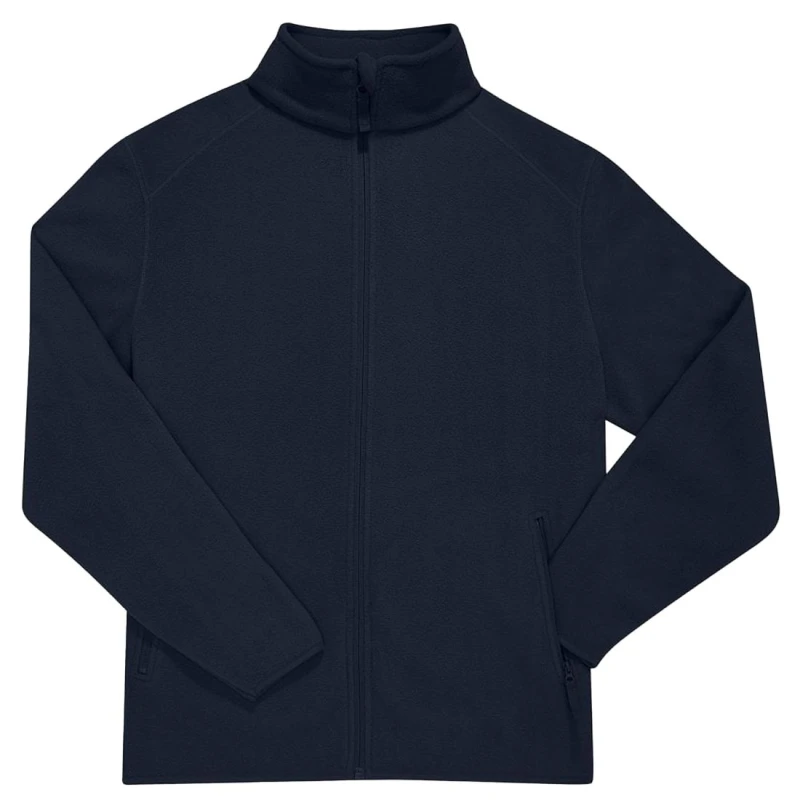 Image of B&C Mens Reset Polar Fleece Jacket in Navy Size: XS Navy Male XS