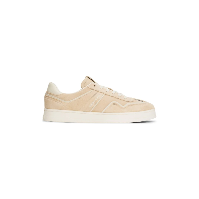 Image of Tommy Jeans Womens Greenwich Low-Top Trainers Gentle Gold female 6 (39)