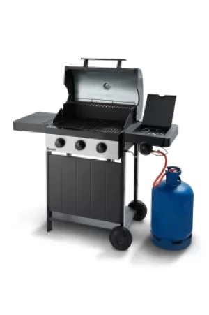 Image of Swan Kansas 3 Burner Gas BBQ with Side Burner