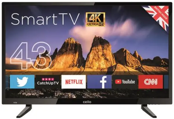 Image of Cello 43" C4320RTS Smart 4K Ultra HD LED TV