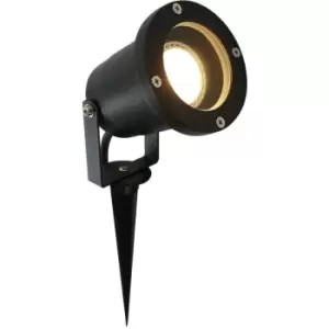 Image of Netlighting Outdoor GU10 Spike Light Black Matt, Transparent Glass IP54