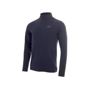 Image of Calvin Klein NEWPORT HALF ZIP - NAVY - L