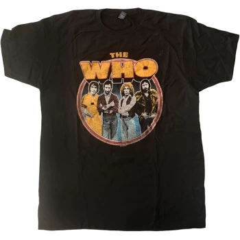 Image of The Who - Band Circle Unisex Medium T-Shirt - Black