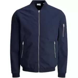Image of Jack and Jones Bomber Jacket Plus Size - Blue