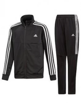 Image of adidas Boys Tiro Tracksuit - Black, Size 9-10 Years