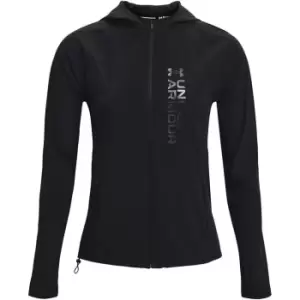 Image of Under Armour Outrun Storm Jacket Womens - Black