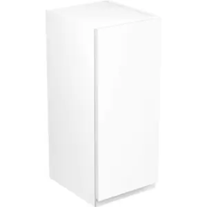 Image of Kitchen Kit Flatpack J-Pull Kitchen Cabinet Wall Unit Super Gloss 300mm in White MFC