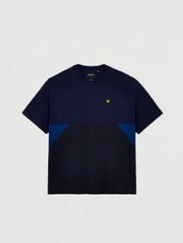 Image of Lyle & Scott Big Cut And Sew T-Shirt - Navy