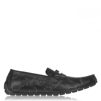 Image of Calvin Klein Ivan Geometric Loafers - Black