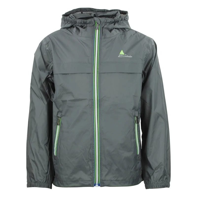 Image of Peak Mountain Children's ski jacket Peak Mountain Ecarnew Gris Male 12 ans ECARNEW/10-16/FL/GRIS