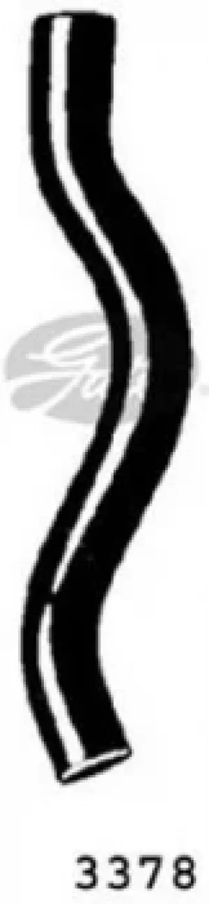 Image of Curved Radiator Hose 370mm X 30 Gates 3378