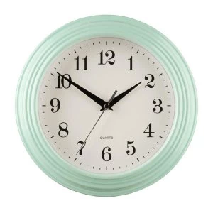 Image of Premier Housewares Wall Clock - Pale Blue