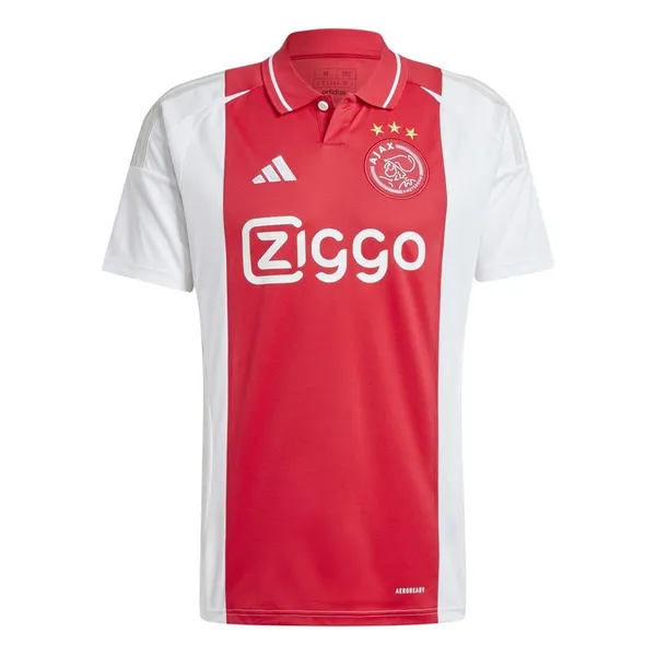 Image of adidas Ajax Amsterdam Home Shirt 2024 2025 Adults Domestic Replica Shirts S White 36739401350