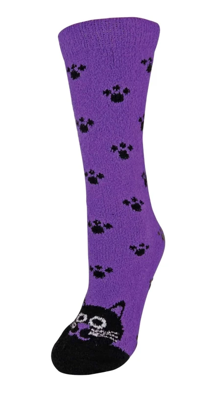 Image of Sock Snob Animal Slipper Socks - Lady Lara - 4-8 UK / Cat