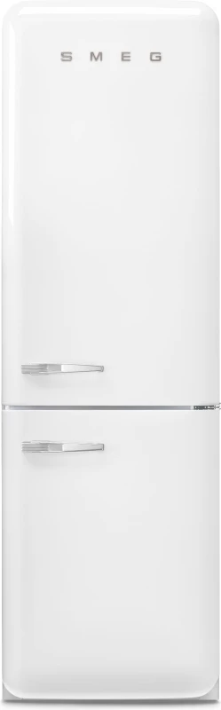 Image of Smeg 331 Litre Fifties Style Right Hand Hinge 70/30 Fridge Freezer - White FAB32RWH6UK White