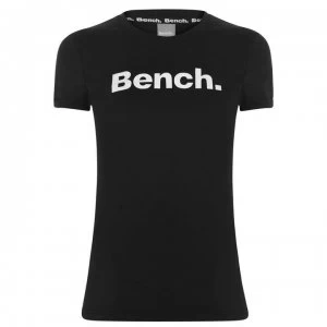 Image of Bench Miller Print T Shirt Ladies - Black 001