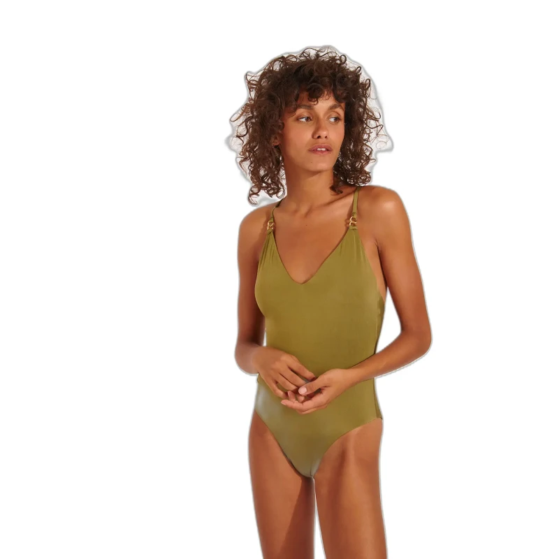 Image of banana moon Womens 1 Piece jersey Banana Moon Alkira Talasi Vert Female M