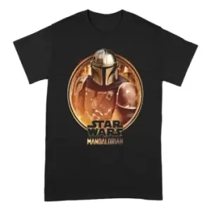 Image of Star Wars The Mandalorian T-Shirt Framed Size L